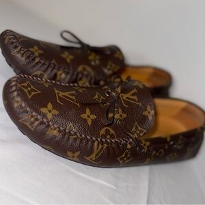 Louis Vuitton Arizona Moccasins Brown Leather - Men’s US 10 - EU 42.5 - Like New
